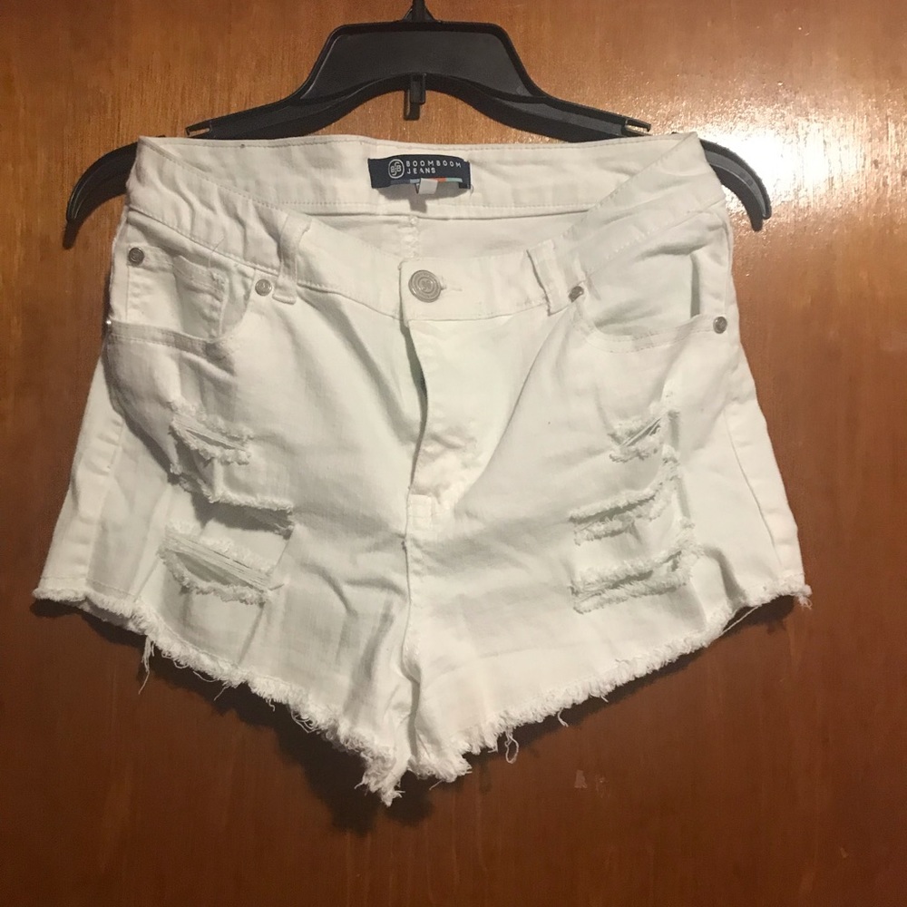 white shorts